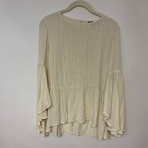 Fairy Whimsical Boho Romantic Hippie Festival Bell Sleeves Drop Waist Pin Tuck